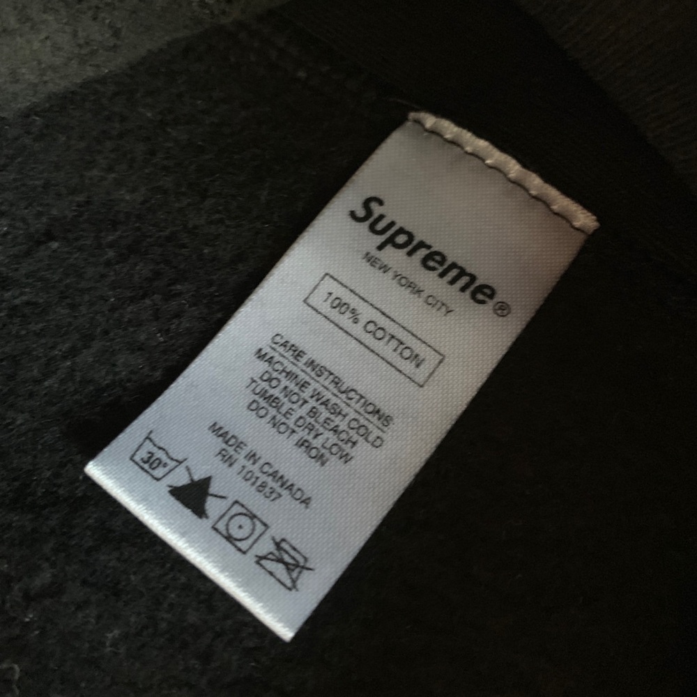 Supreme Black Box Logo hoodie